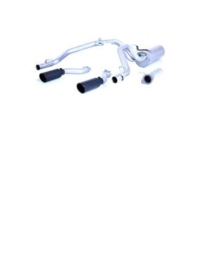 Gibson Performance Exhaust - Gibson Performance 66572B Dual Split Exhaust System