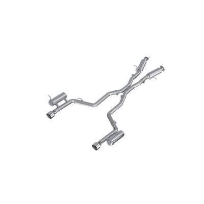 MBRP Exhaust - MBRP Exhaust S5109AL AL 3" Cat-Back Dual Rear Exit for 11-26 Dodge Durango