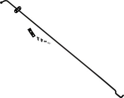 Kentrol - Kentrol 50523 Black Hood Prop Rod for 97-06 Jeep Wrangler TJ