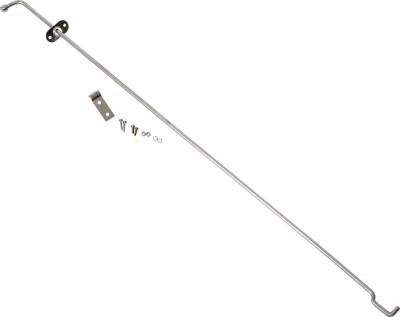 Kentrol - Kentrol 30523 Polished Hood Prop Rod for 72-86 Jeep CJ