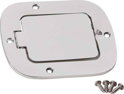 Kentrol - Kentrol 30559 Polished Billet Style Gas Hatch 77-95 Jeep Wrangler CJ & YJ