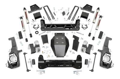 Rough Country Suspension Systems - Rough Country 111170 7" Suspension Lift Kit for 20-26 Silv/Sra 2500HD/3500HD 4WD