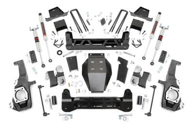 Rough Country Suspension Systems - Rough Country 111140 7" M1 Suspension Lift Kit 20-26 Silverado/Sierra 2500HD 4WD
