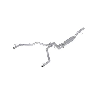 MBRP Exhaust - MBRP Exhaust S5007304 T304 3" Cat-Back 2.5" Dual Split Exit 21-26 Escalade 6.2L