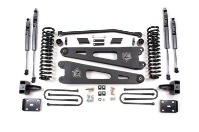 Zone Offroad - Zone Offroad ZONF26F 4" Radius Arm Lift w/Fox Shocks for 11-16 F250/F350 SD Gas