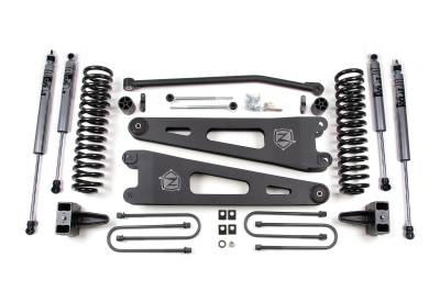 Zone Offroad - Zone Offroad ZONF22F 4" Radius Arm Lift Kit Fox Shocks 05-07 F250/F350 SD Gas