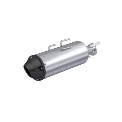 MBRP Exhaust - MBRP Exhaust AT-9542PT Perf Series Slip-On Exhaust for 13-26 Scrambler 850