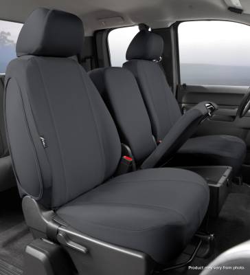 FIA - FIA DT77-43 BLACK DT70 Series Dura-Tech Nylon Custom Fit Black Front Seat Cover