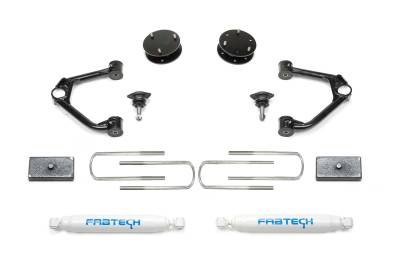 Fabtech - Fabtech K1212 Chevy/GMC 4WD/RWD Suspension Control Arm Kit Front & Rear