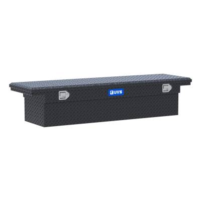 UWS - UWS EC50001 Matte Black Aluminum 69" Truck Tool Box w/Low Profile Lid