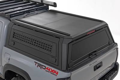 Rough Country Suspension Systems - Rough Country Modular Truck Bed Cap-Black for 16-23 Tacoma 5' Bed 73406
