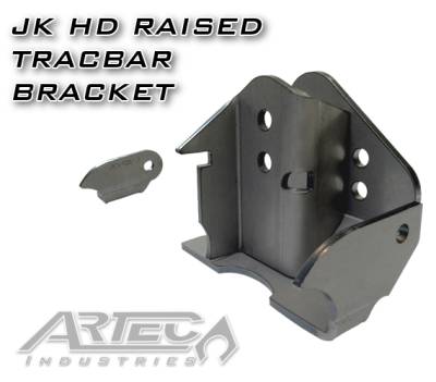 Artec Industries - Artec JK4406 Heavy Duty Raised Tracbar Bracket for 07-18 Jeep Wrangler JK