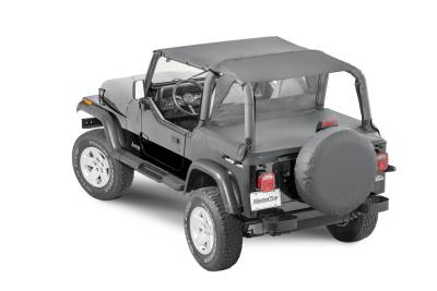 MasterTop - MasterTop 14303135 Black Diamond Bimini Top Plus for 92-95 Jeep Wrangler YJ