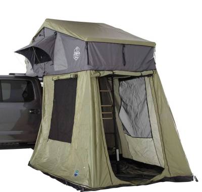 Overland Vehicle Systems - Overland Vehicle 18641936 HD N4E Nomadic4 Extended Roof Top Tent/Annex Combo