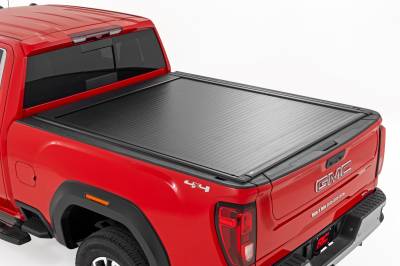 Rough Country Suspension Systems - Rough Country 51210690 Power Retracting Tonneau Cover Silverado/Sierra HD 6.9'