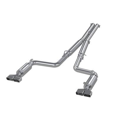 MBRP Exhaust - MBRP Exhaust S7104409 T409 3" Cat-Back Dual Rear Exit for 09-14 Challenger RT