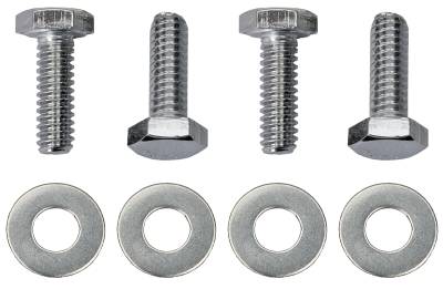 Trans-Dapt Performance - Trans-Dapt 9406 Chrome Valve Cover Bolts/Washers 4Pc 1/4" -20 x 1" Hex Head