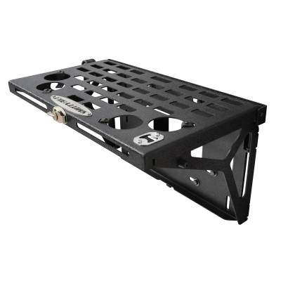 Smittybilt - Smittybilt 2793 Folding Tailgate Table Black for 07-18 Jeep Wrangler JK