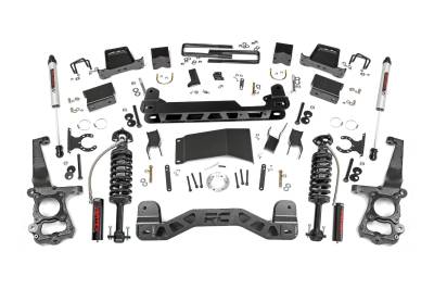 Rough Country Suspension Systems - Rough Country 55757 6" V2 Suspension Lift Kit for 15-20 Ford F150 4WD