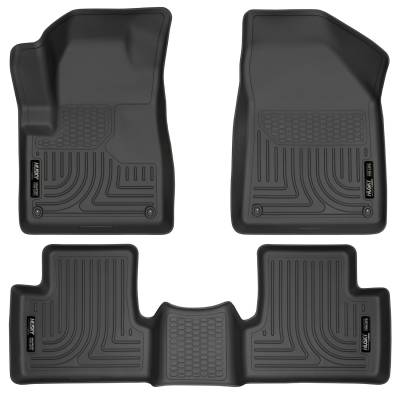 Husky Liners - Husky Liners 99031 Weatherbeater Front/Rear Floor Liners Black for Cherokee