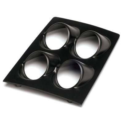 AutoMeter - AutoMeter 10002 Quad Console Pod Mount Black 2-1/16" for 68-69 Camaro/68-74 Nova