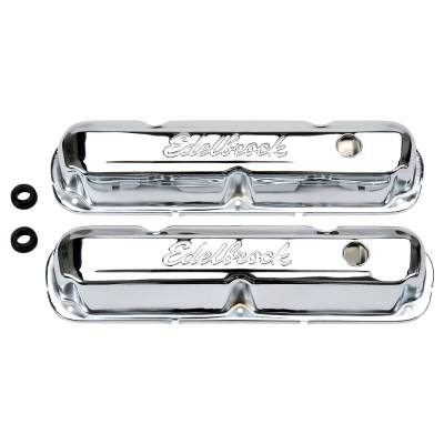 Edelbrock - Edelbrock 4495 Signature Series Valve Covers for Chrysler 318-340-360 V8 65-91