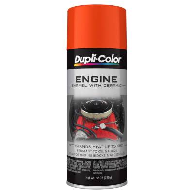 Duplicolor Paint - Dupli-Color Paint DE1652 Engine Paint w/Ceramic Hemi Orange 12oz Aerosol