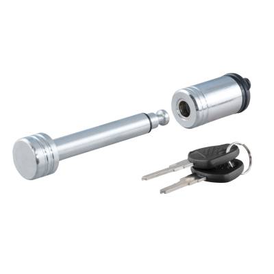CURT - CURT 23501 1/2" Hitch Lock 1-1/4" Receiver Barbell Chrome