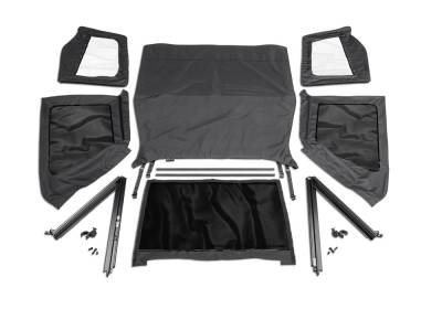 Rampage - Rampage 109435 Frameless Soft Top Kit for 92-95 Jeep Wrangler YJ w/Full Doors