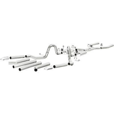 MagnaFlow Exhaust Products - MagnaFlow 15893 Street Series Stainless Crossmember-Back System Straight-Through