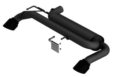 Borla - Borla 11974CB S-Type Axle-Back Exhaust Single Split Rear Exit 21-26 Bronco 2.3L