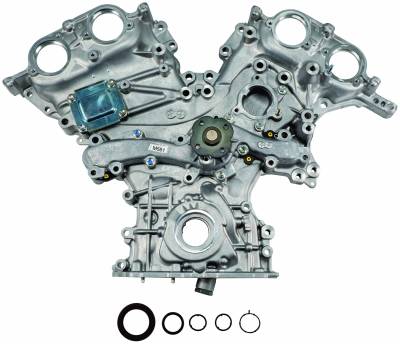 Melling - Melling M581 Stock Replacement Oil Pump Timing Cover Assembly