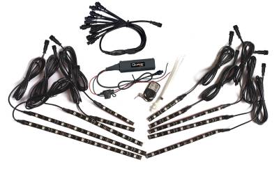 Quake LED - Quake LED QAK094 RGB Accent Kit Quad Lock Pro + Interlock Compatible