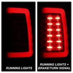 Spyder Auto - Spyder Auto 5084064 Black LED Taillights/Smoke for Dodge RAM Trucks