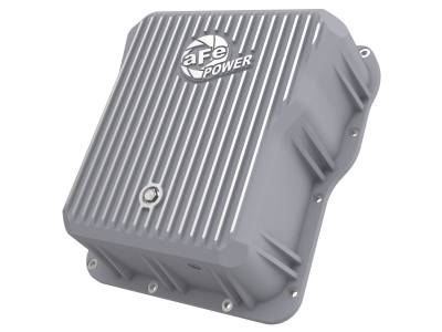 aFe Power - aFe Power 46-70070 Deep Capacity Auto Trans Oil Pan Silver for Chevy/GMC 6.6/8.1