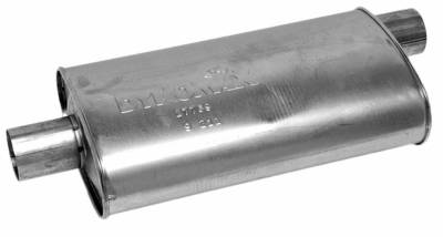 Dynomax - Dynomax 17769 Super Turbo Muffler 3" In 3" Out Offset/Center