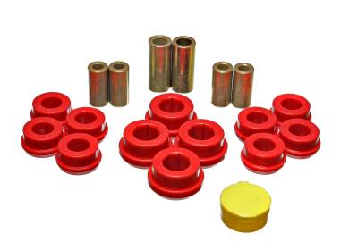 Energy Suspension - Energy Suspension 16.3112R Rear Control Arm Bushing Set Red for 92-01 Prelude
