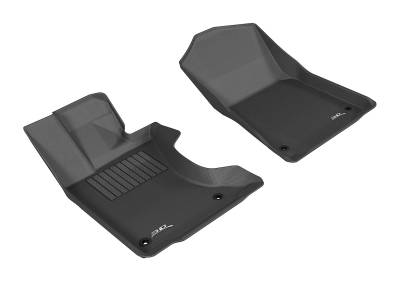 3D MAXpider - MAXpider L1LX03011509 Kagu Floor Mat Front Black for 13-20 Lexus GS350 GS450h