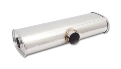 Vibrant Performance - Vibrant 10633 Streetpower Muffler 2.5" Side Inlet x Dual 2.25" Outlets