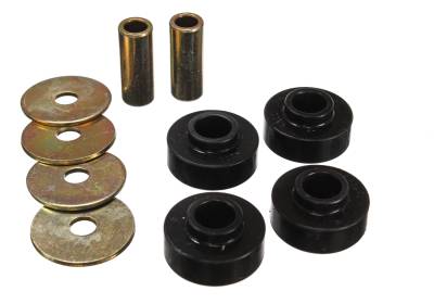 Energy Suspension - Energy Suspension 4.1126G Differential Carrier Bushing Set Polyurethane Black