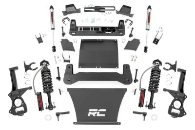 Rough Country Suspension Systems - Rough Country 4" Suspension Lift Kit 19-24 AT4/Trailboss 1500 Gas 27557