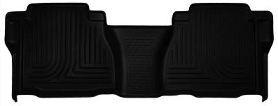 Husky Liners - Husky Liners 19591 Weatherbeater 2nd Row Floor Liners Black for Toyota Tundra