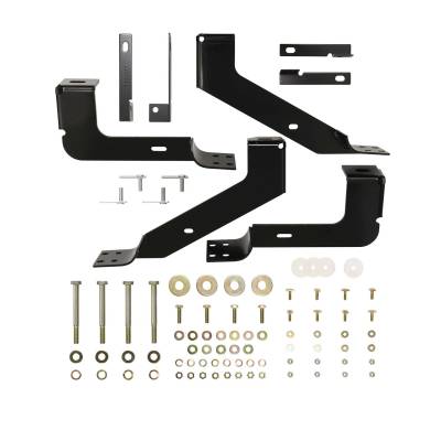 Westin - Westin 22-1015 22-Series Oval Step Bar Brackets for 02-09 RAM 1500-5500 Quad Cab