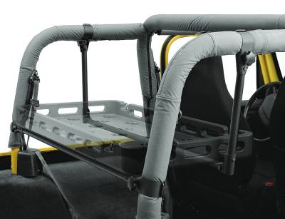 Bestop - Bestop 41406-01 Highrock 4x4 Cargo Rack Brackets Black for 92-02 Jeep Wrangler