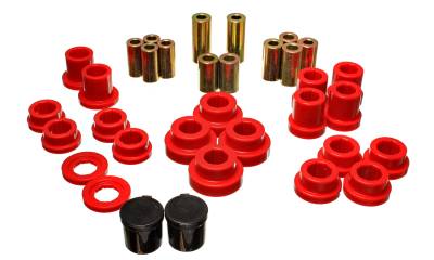 Energy Suspension - Energy Suspension 16.3121R Rear Polyurethane Control Arm Bushing Kit for Honda