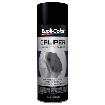 Duplicolor Paint - Dupli-Color Paint BCP105 Satin Black Caliper Paint w/Ceramic 12oz Aerosol