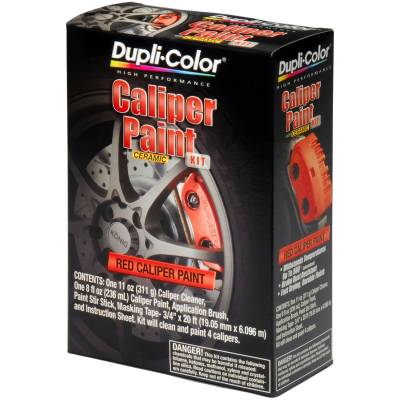 Duplicolor Paint - Dupli-Color Paint BCP400 Single Brake Caliper Kit Red Brake Paint Kit