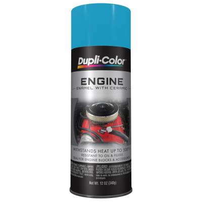 Duplicolor Paint - Dupli-Color Paint DE1610 Engine Paint w/Ceramic Pontiac Blue 12oz.