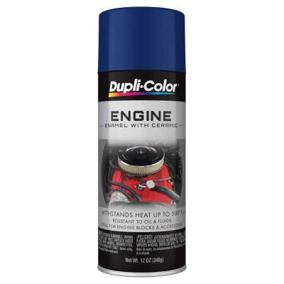 Duplicolor Paint - Dupli-Color Paint DE1606 Engine Paint w/Ceramic Ford Dark Blue