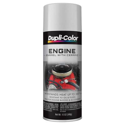 Duplicolor Paint - Dupli-Color Paint DE1615 Engine Paint w/Ceramic 12oz Aluminum